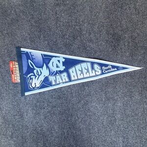 Rico Industries Tag Express North Carolina Tar Heels NCAA Pennant Blue Logo
